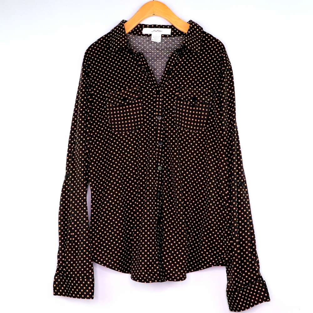 Love Potion |New| Ultra Soft Polka Dot Button Up